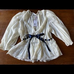 Free People “Favorite Romance” NWT Lace Top